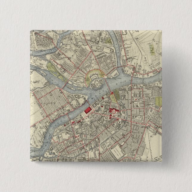 St Petersburg 15 Cm Square Badge (Front)