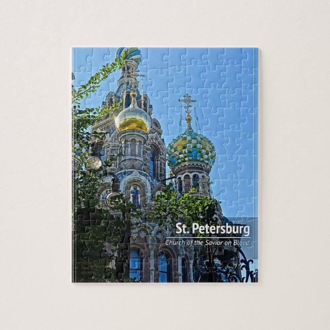 St. Petersburg, Church of the Saviour on Blood Jigsaw Puzzle (Vertical)