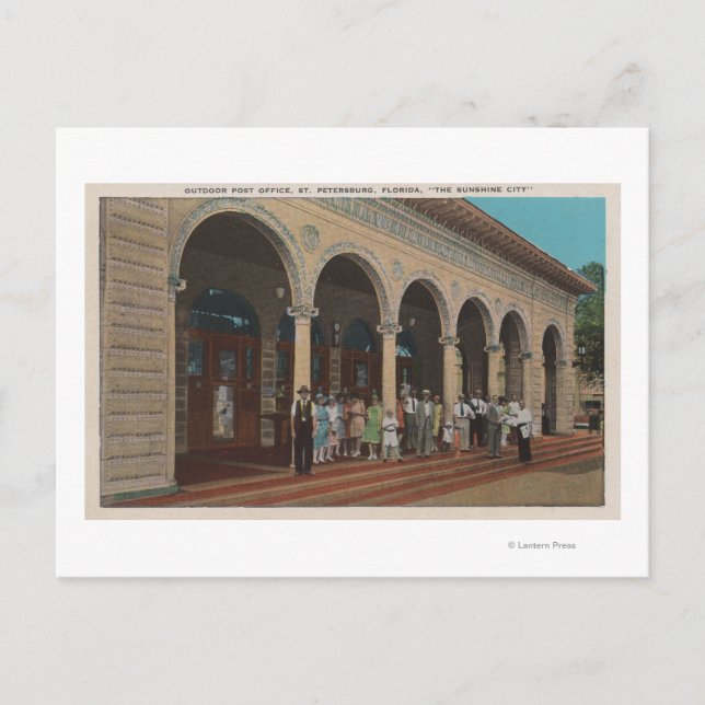 St. Petersburg, FL - Exterior View of Post Postcard (Front)