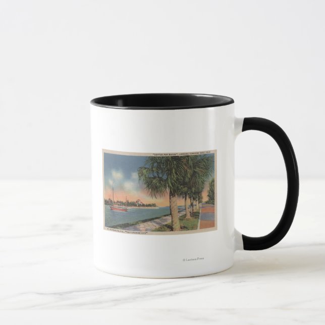 St. Petersburg, FL - View of Coffee Pot Mug (Right)