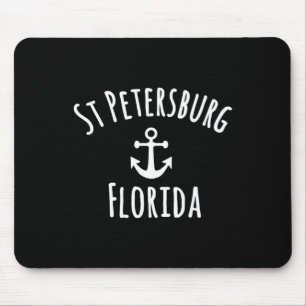 St Petersburg Florida Boating Sailing Nautical Boa Mouse Pad