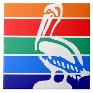 St. Petersburg (Florida) city flag Ceramic Tile