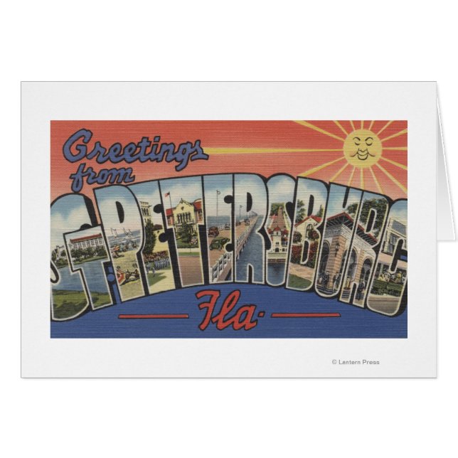 St. Petersburg, Florida - Large Letter Scenes 3 (Front Horizontal)