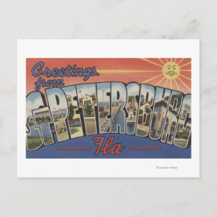 St. Petersburg, Florida - Large Letter Scenes 3 Postcard