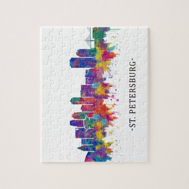 St. Petersburg Florida Skyline Jigsaw Puzzle (Vertical)