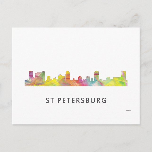 ST PETERSBURG FLORIDA SKYLINE WB1 - POSTCARD (Front)