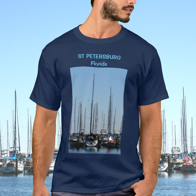 St Petersburg Florida South Yatch Basin T-Shirt (Creator Uploaded)