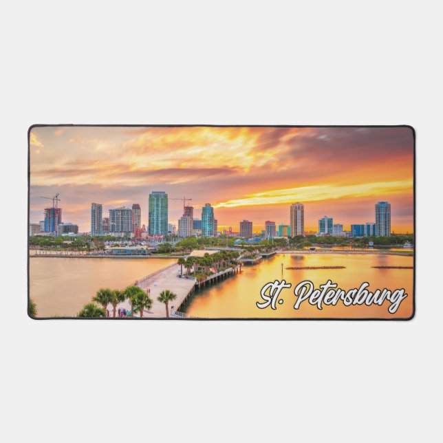 St. Petersburg, Florida, United States Desk Mat (Front)