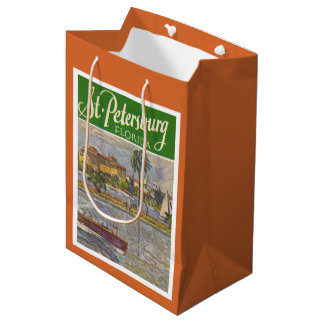 St. Petersburg Florida vintage 1926 Medium Gift Bag