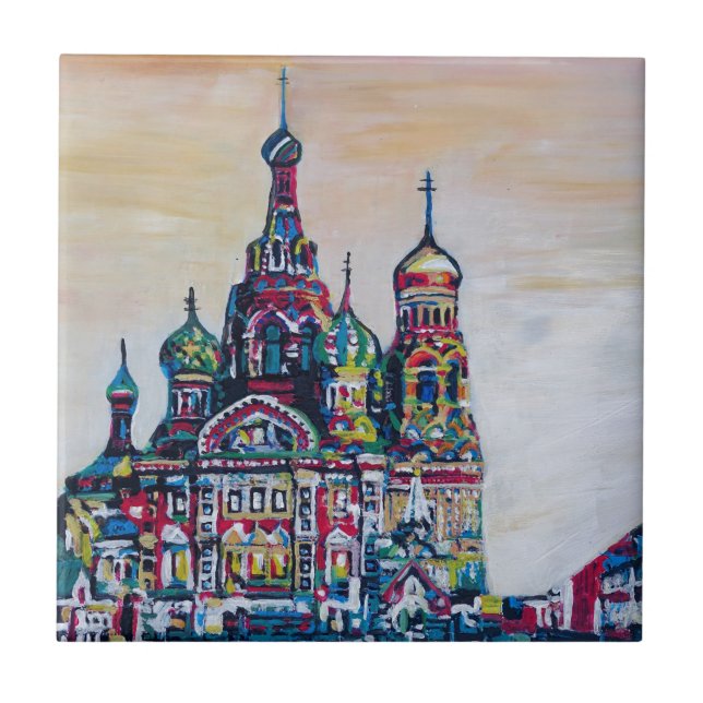 St Petersburg I Ceramic Tile (Front)