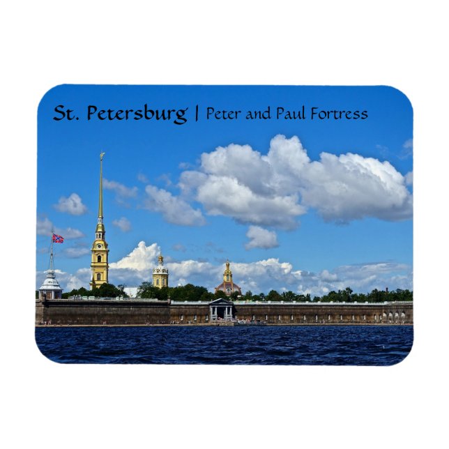 St. Petersburg, Peter and Paul Fortress Magnet (Horizontal)
