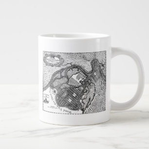 St Petersburg Plan Large Coffee Mug