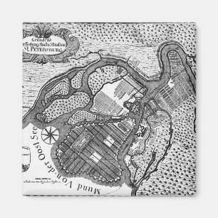 St Petersburg Plan Magnet