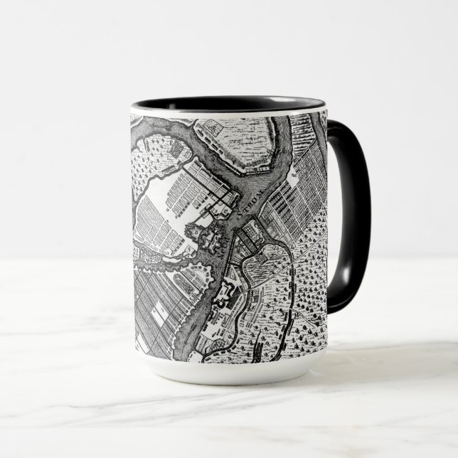 St Petersburg Plan Mug (Front Right)