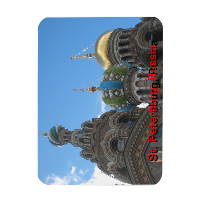 St Petersburg, Russia Magnet (Vertical)