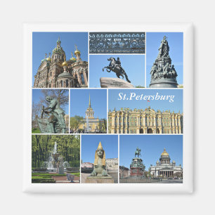 St.Petersburg, Russia Magnet