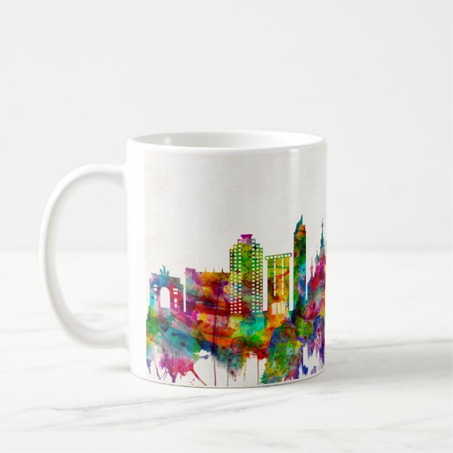 St. Petersburg Russia Skyline Coffee Mug (Left)