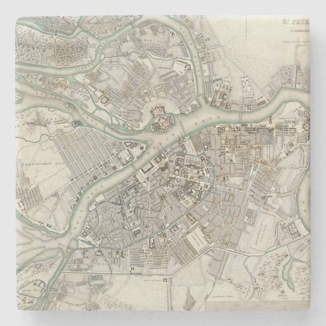 St Petersburg Stone Coaster (Front)