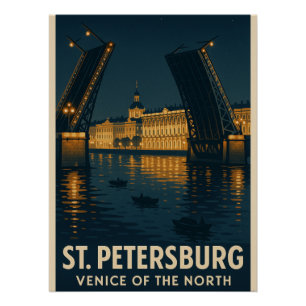 ST. PETERSBURG – Venice of the North Poster
