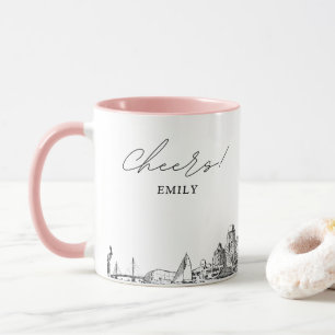 St. Petersburg Wedding Personalised Coffee Mug