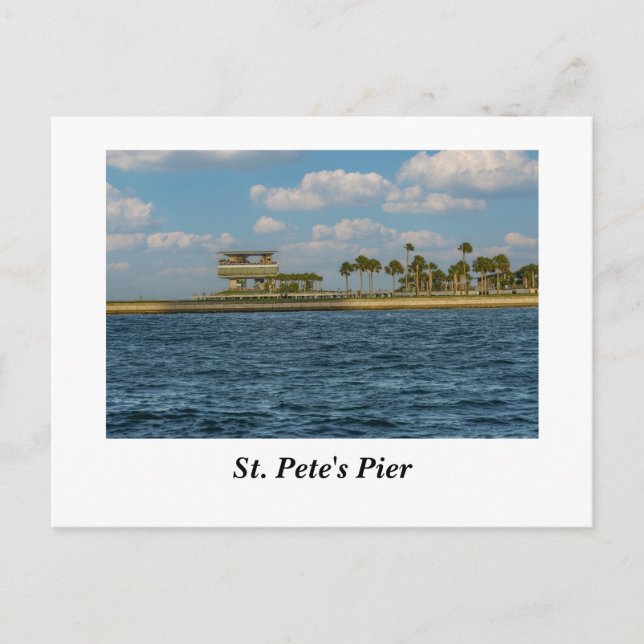 St. Pete's Pier  Postcard (Front)