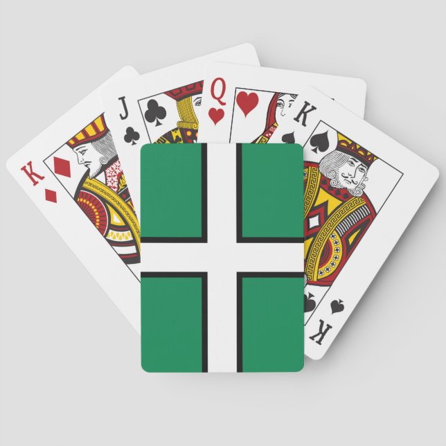 St. Petroc’s flag / Flag of Devon Playing Cards (Back)