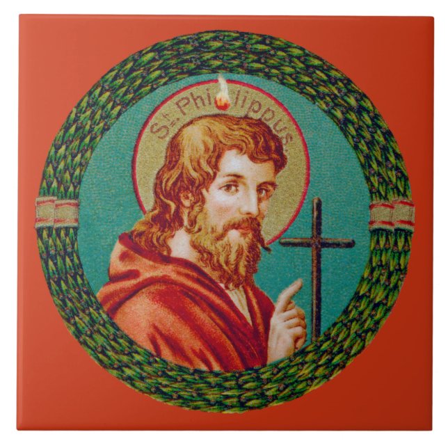 St. Philip the Apostle (JMAS 10) Ceramic Tile (Front)