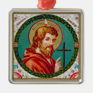 St. Philip the Apostle (JMAS 10) Metal Ornament