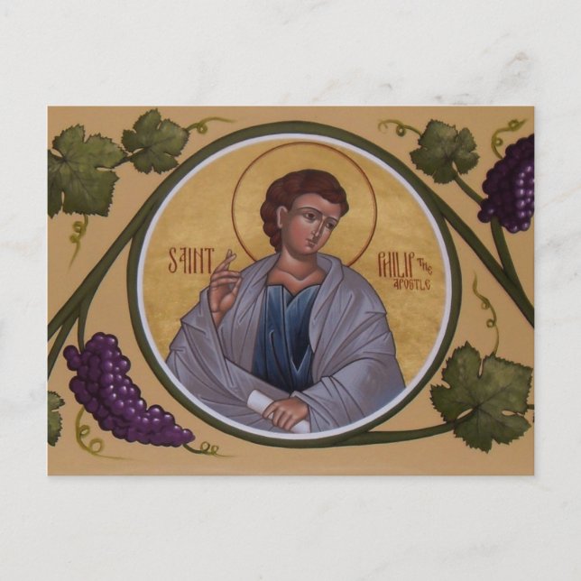 St. Philip the Apostle Prayer Card (Front)