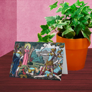 St. Philomena Being Shot with Arrows Card