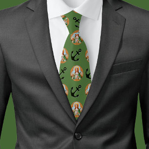 St. Philomena (BK 005) & Anchor of Faith Tie