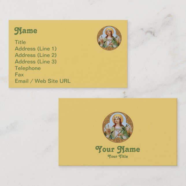 St. Philomena (BK 005) Business Card (Front/Back)