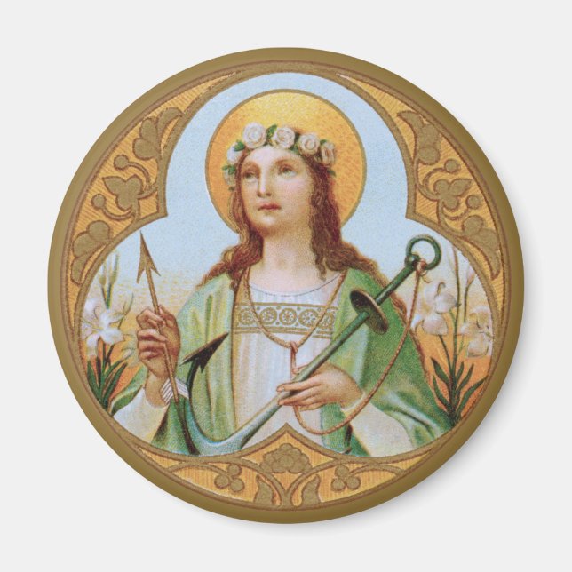 St. Philomena (BK 005) Magnet (Front)