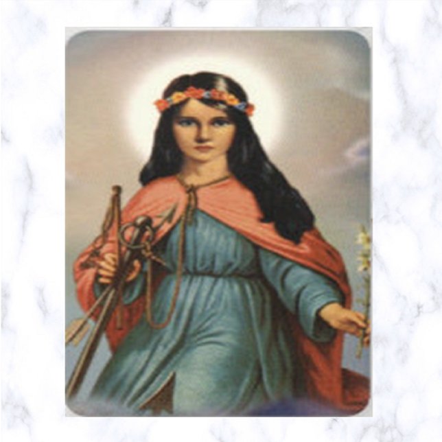 St Philomena Patron St of Children Prayer Card (Creator Uploaded)