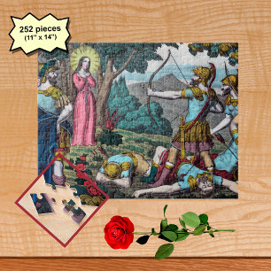 St. Philomena Shot with Arrows Jigsaw Puzzle