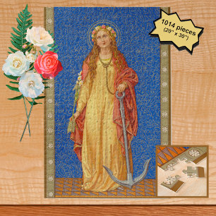 St. Philomena with Anchor (SNV 051) Jigsaw Puzzle
