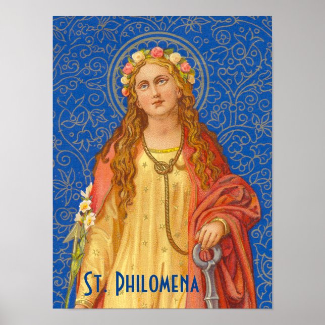 St. Philomena with Anchor (SNV 051) Poster (Front)
