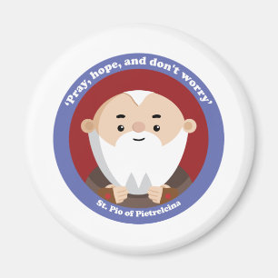 St Pio of Pietrelcina Magnet