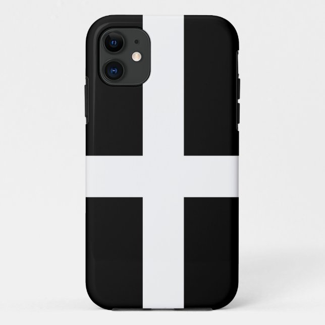 St. Piran’s flag / flag of Cornwall  Case-Mate iPhone Case (Back)