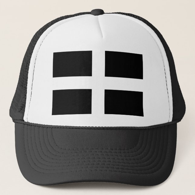 St. Piran’s flag / flag of Cornwall Hat (Front)
