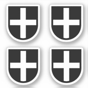 St. Piran's Shield 4-Up - Contour