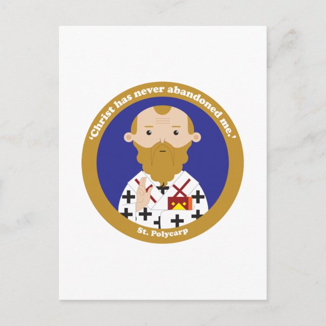 St. Polycarp Postcard (Front)