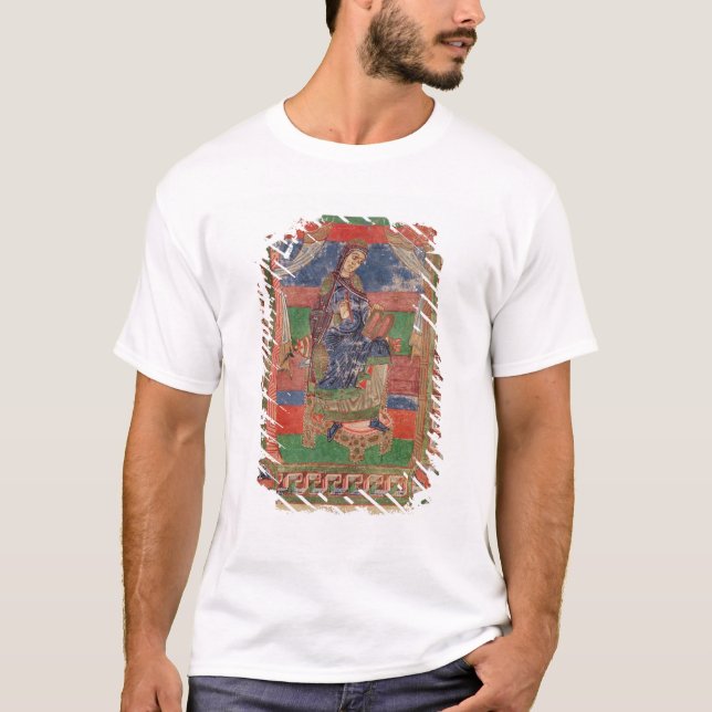 St. Radegund on a throne T-Shirt (Front)