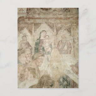 St. Ranieri Praying in the Temple Postcard
