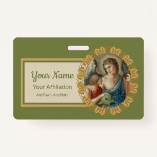 St. Raphael the Archangel (M 012) ID Badge