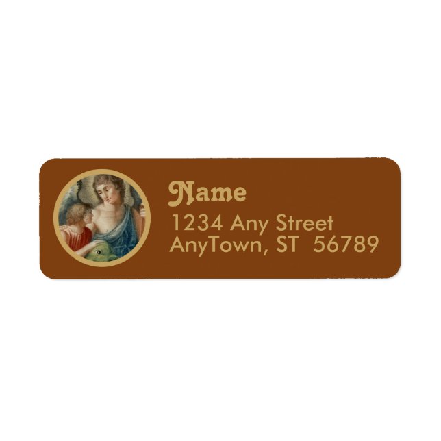 St. Raphael the Archangel (M 012) Return Address Label (Front)