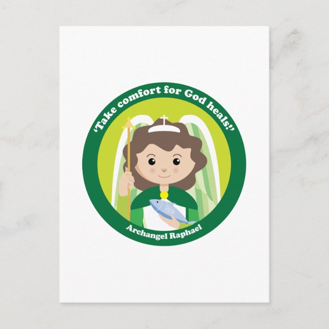 St. Raphael the Archangel Postcard (Front)