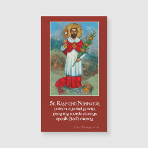 St. Raymond Nonnatus Prayer Magnet