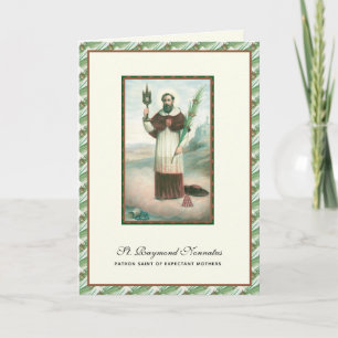 St. Raymond Nonnatus Prolife Expectant Mothers Card