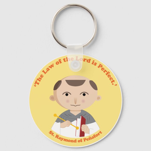 St. Raymond of Peñafort Key Ring (Front)